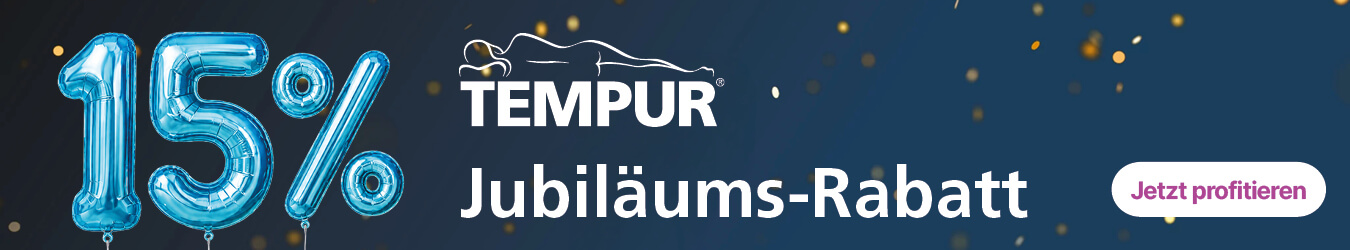 15% auf TEMPUR® Artikel
